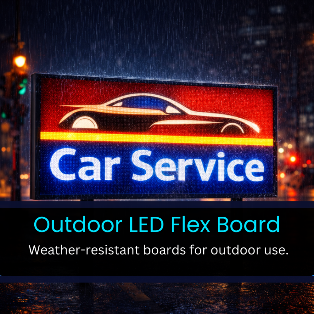 Alt Text Bright LED sign board in Narhe Pune